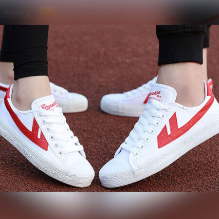 Warrior sneaker white and red