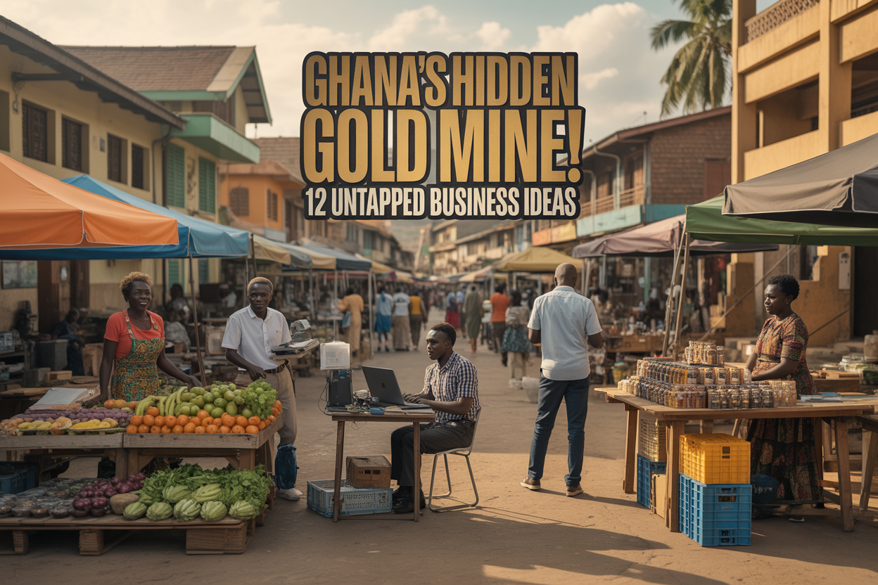 Ghana's Hidden Gold Mine: 12 Untapped Business Ideas the Wealthy Don't Want You to Know